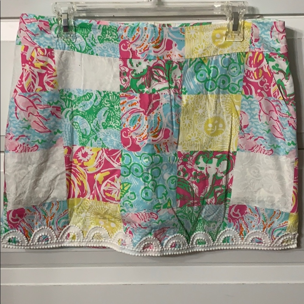 Lilly Pulitzer patchwork skort